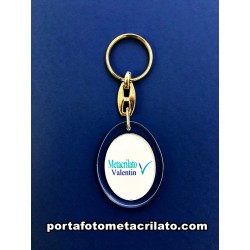 Llaveros personalizados de Metacrilato