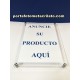 Expositor A4 pared con Separadores Inox
